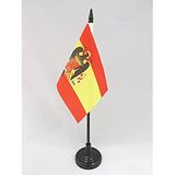 AZ FLAG Tafelvlag Spanje onder Franco 1945-1977 15x10 cm Plastic Voet