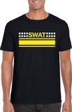 Bellatio Decorations SWAT speciale eenheid logo zwart t-shirt voor heren - Politie verkleedkleding S