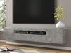 AUREO meuble TV-Hifi 3 portes 200cm béton avec LED