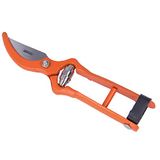 Amig - Speciale oogstsnoeischaar - Blad van gehard staal met hoge weerstand - Bypass-snede - 23 cm - Comfortabel en praktisch voor het snoeien van druiven, kleine takken en stengels - Veiligheidsslot