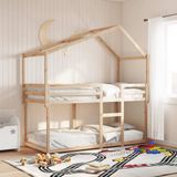 Maison Exclusive Hemelbed pour lit d'enfant, dimensions 203x80,5x142 cm, pin massif