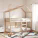 Maison Exclusive Hemelbed pour lit d'enfant, dimensions 203x80,5x142 cm, pin massif