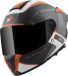 FC-Moto Hawk EVO-X Integraalhelm Zwart Mat/wit/oranje Maat M