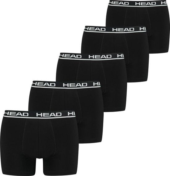 Head 5-pak Heren Boxershorts - Zwart - L