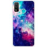 P Smart 2020 Galaxie Bleue Bedrukt siliconen hoesje