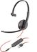 POLY Blackwire 3215 Micro-casque - Mono - USB-A - Noir/Rouge