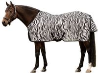 Waldhausen Vliegendeken Zebra Zwart/Wit Polyester Maat 135 Waterdicht