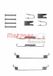 Metzger 105-0789 accessoireset, remschoenen | Compatibel met: FIAT BRAVA, BRAVO I, IDEA, MAREA, MAREA Weekend, PUNTO, LANCIA MUSA