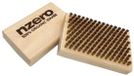 NZEROWAX Nzero Embossed Brass 12x8 Cm Borstel Goud