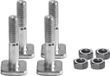 Menabo Jeu d'adaptateurs T-Nut pour coffres de toit Mania 400, 460, 580. Kit de fixation, 8 pièces