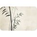 Japandi Tapis de toilette - Bambou - Beige 60x40 cm