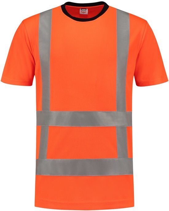 Tricorp 103005 T-Shirt RWS Birdseye Fluor Oranje maat 5XL