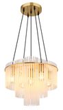 Globo 15698H1M Plafondlamp E27 Glas Metaal Goud