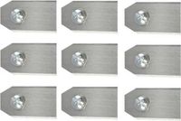 Grimsholm Green Reservemessen Robotmaaier - 9 Messen - 9 Schroeven - RVS - Voor Gardena Grasmaaier - Voor Husqvarna - 35 x 18 x 0,6mm