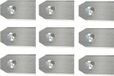 Grimsholm Green Reservemessen Robotmaaier - 9 Messen - 9 Schroeven - RVS - Voor Gardena Grasmaaier - Voor Husqvarna - 35 x 18 x 0,6mm