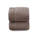 Top Towel Premium - Grote badhanddoeken - 2 gezichts- of bidethanddoeken - 30 x 50 cm - 100% katoen - 600 g - nerts