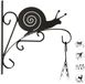 Marque inconnue 3x crochet mural en set - crochet pour plantes - crochet mural - décoratif - escargot