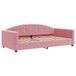 vidaXL Canapé-lit 100x200 cm velours rose