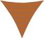 vidaXL Zonneschaduw Driehoekig 4,5 x 4,5 x 4,5 m 100% Polyester Oxford Oranje en bruin