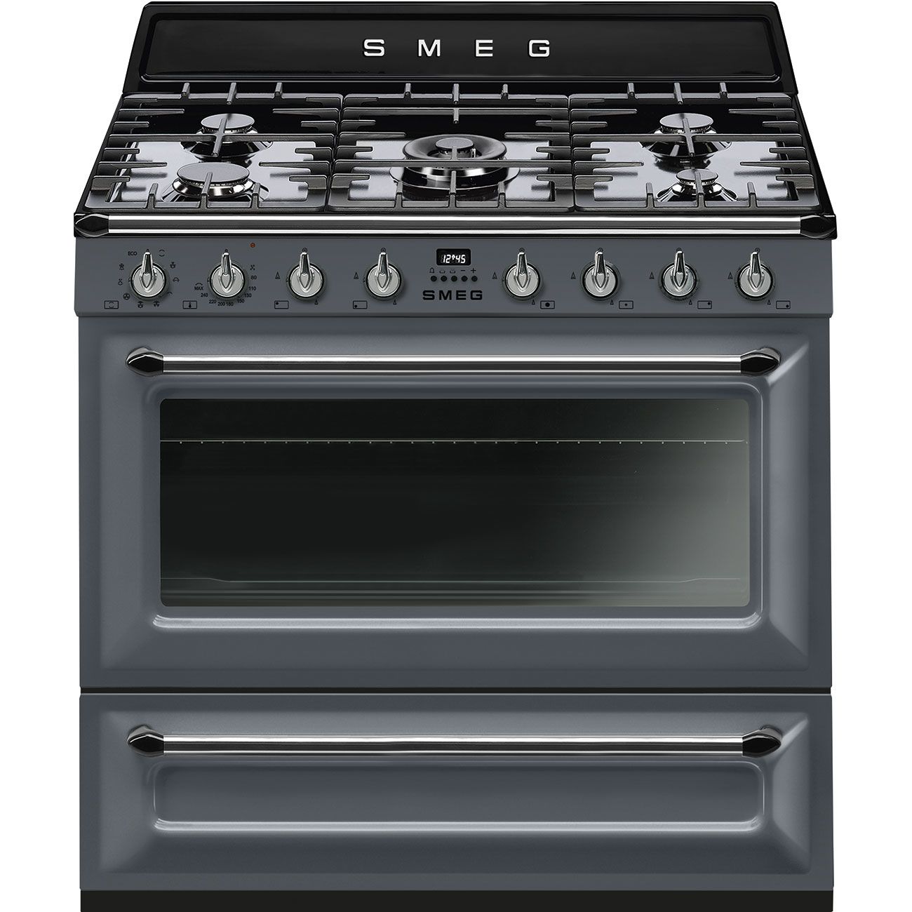 Smeg Victoria TR90GR2 - Freestanding Cooker - Gas Hob - Grey