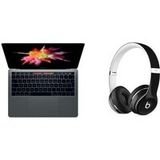 Apple MacBook Pro / 13.3 '' Retina met Touch Bar / 256 GB SSD 8 GB RAM Intel Core i5 dual-core op 2,9 GHz Spartan Grijs + Koptelefoon Beats Solo 2 Deluxe Edition Zwart