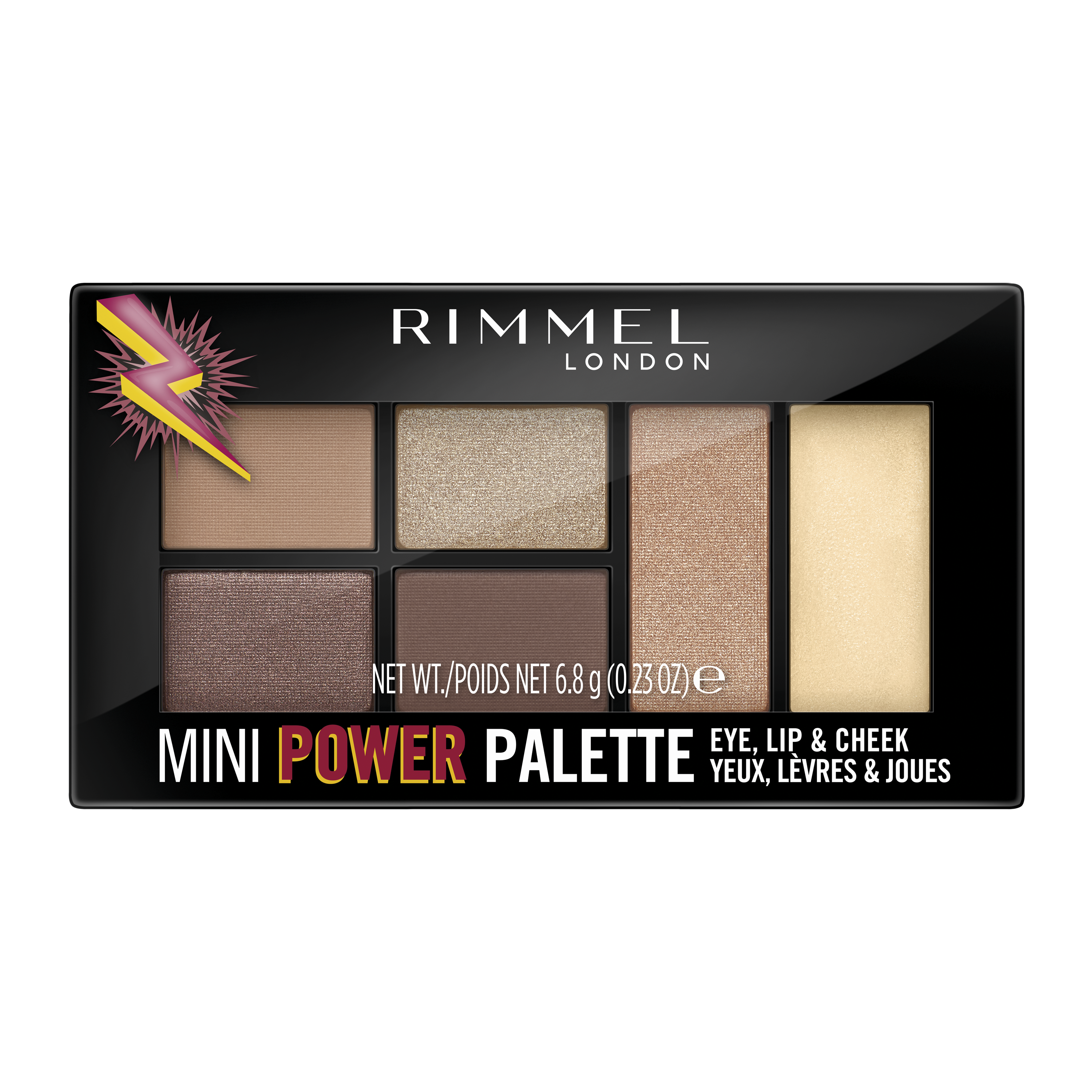 Rimmel London Mini Power Palette Yeux, Levres & Joues