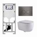 Geberit QeramiQ Dely Swirl Toiletset - Gunmetal