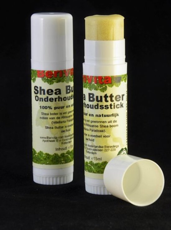 Berivita Shea Butter Puur & Ongeraffineerd Stick 15ml