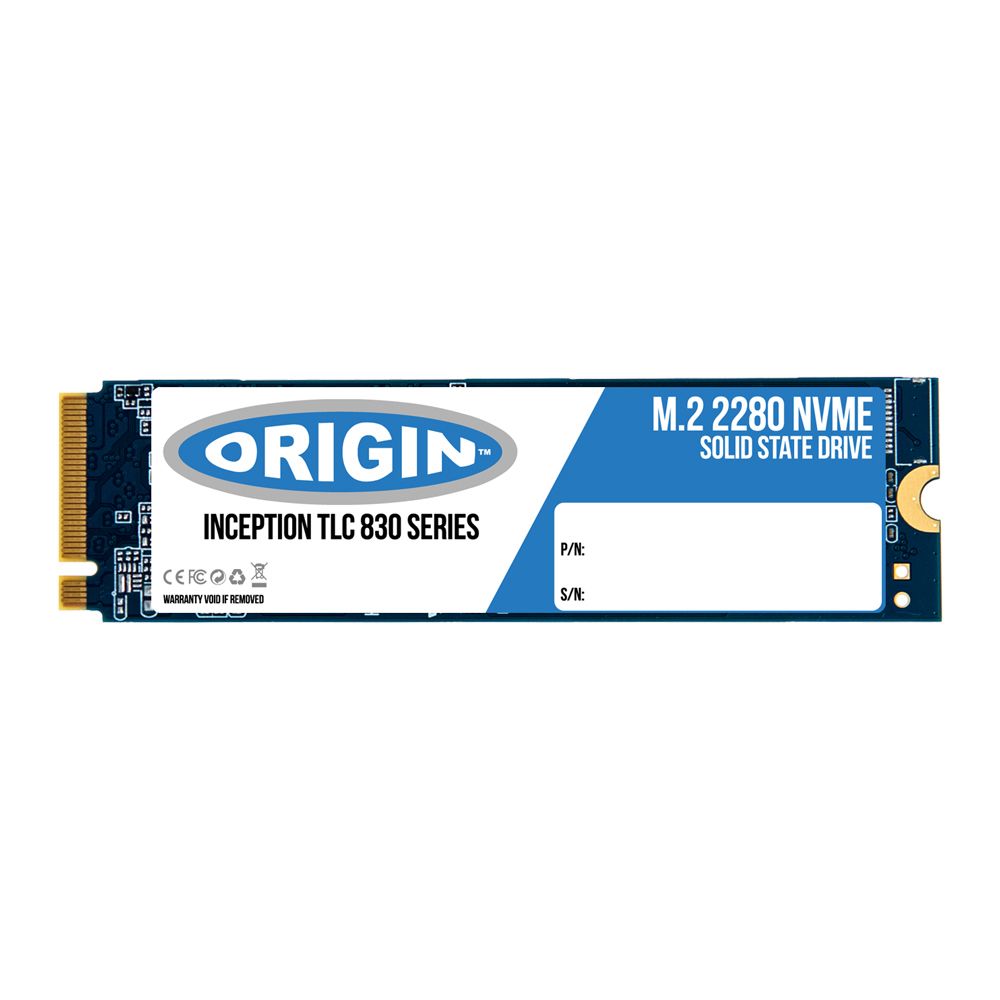 Origin Storage NB-1TB3DM.2/NVME 1TB M.2 PCIe Gen3 NVMe SSD