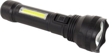 Orange85 Zaklamp Led Oplaadbaar - Militaire - Zwart - Noodverlichting