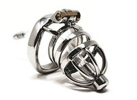Bondage Masters Mannen kuisheidsapparaat, verwisselbare urinebuis, long kooi