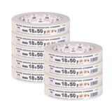 PENNELLIFICIO 2000 9-delige papieren tapes voor schilder- en schilderwerk, residuvrij verwijderen, vuilafstotend, afmetingen 18 mm x 45 m, Made in Italy