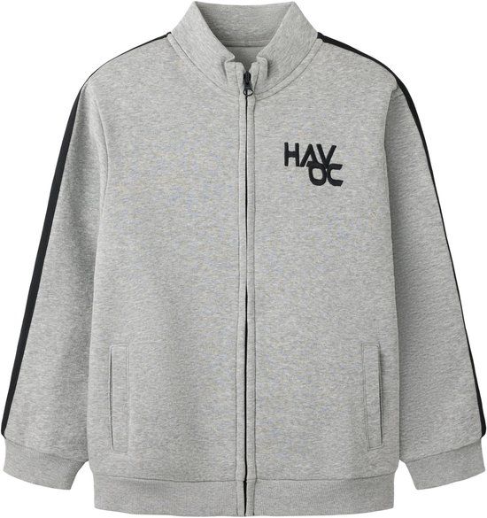 Name it Vest Regular fit Grey Melange1 Kinderen Maat 158/164 Biologisch katoen