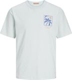 Jack & Jones T-shirt Jorpalm Back Tee Ss Crew Neck Dut 12257949 Skylight Hommes Taille - XXL