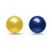 Perixx PERIPRO-303X2B 1,34 inch trackball 2 stuks verpakking - vervangende bal voor M570, M575, Perimice-517/520/717/720 en andere 1,34 inch trackball mouse - glanzend blauw en goud