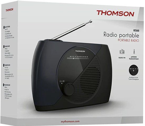 Thomson RT350, Draagbare radio, Zwart