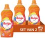 Robijn Klein & Krachtig Classics Vloeibaar Wasmiddel - Color - met natuurlijk kleurserum - 2 x 39 wasbeurten - Voordeelverpakking