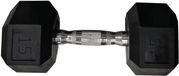 Sporti Zeshoekige halter 15 kg Zwart