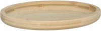 Gerimport Serveer plateau - ovaal - dienblad - hout - 23 cm - lichtbruin