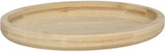Gerimport Serveer plateau - ovaal - dienblad - hout - 23 cm - lichtbruin