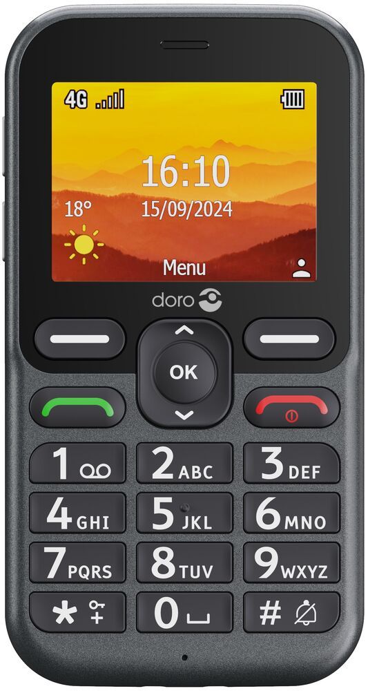 Doro Leva 10 - Senioren GSM - 4G - Zwart