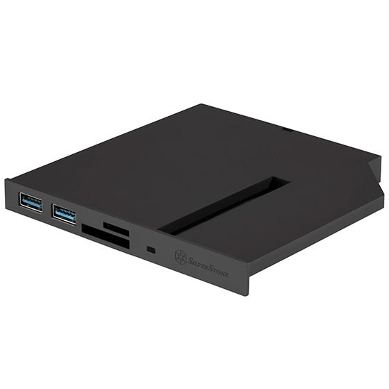 Silverstone FPS01 Zwart Kunststof Drive bay panelen