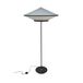Forestier Lampe sur pied Cymbal, bleu océan, E27