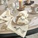 LOBERON Set de 4 serviettes Walorine crème