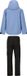 Weather Report Regenset Gust Jr. Kinder Unisex Ijsblauw Maat 152