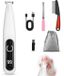 Unyqoos® Tondeuse pour pattes avec LED pour chiens et chats, rechargeable et silencieuse