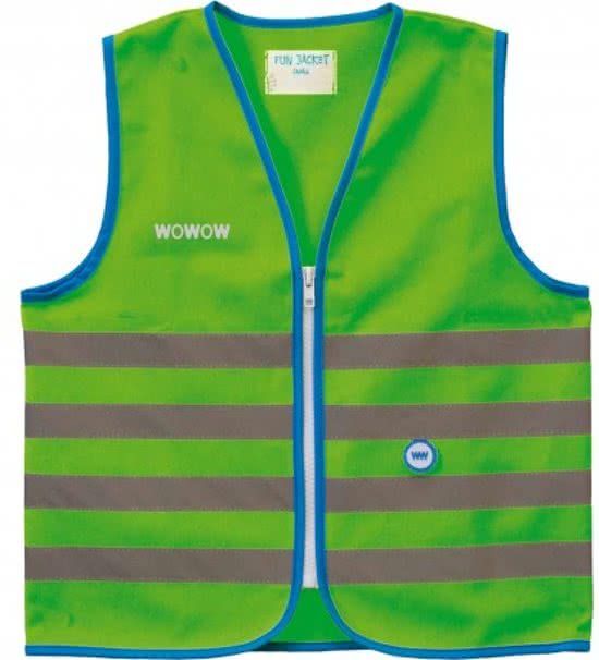 Wowow Fun Veiligheidshesje kind - Maat M - groen/blauw/zilver