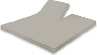 Eleganzzz Splittopper Hoeslaken Jersey Stretch - Mushroom - Lits-jumeaux - 180x200 cm