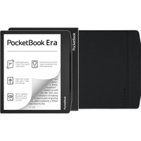 PocketBook Era 16GB Zilver + Flip Book Case Zwart