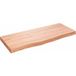 Maison Exclusive - Plateau Marron Clair Bois Chêne Massif Traité